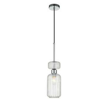 Подвесной светильник Gloss 1141/1S Chrome/Clear (стекло, цвет прозрачный)