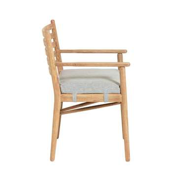 Деревянный стул Simja chair с подлокотниками