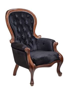 Кресло Madre черно-коричневого цвета