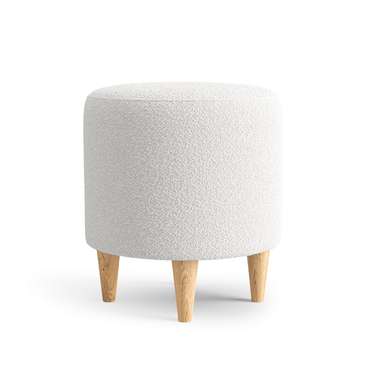 Пуф Нико Fluffy белого цвета