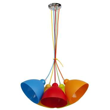  Подвесной светильник Улыбка с разноцветными плафонами