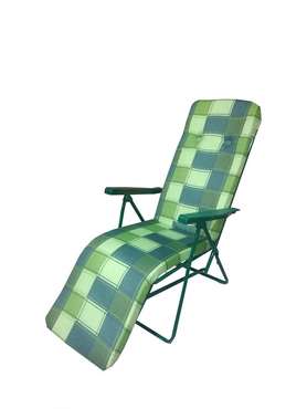 Кресло -шезлонг Альберто зеленого цвета