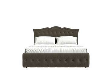 Кровать Герда 160х200 коричневого цвета с подъемным механизмом