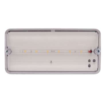 Накладной светильник ULW-K25A 6W/4000K IP65 WHITE (пластик, цвет прозрачный)