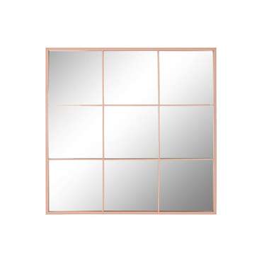 Настенное зеркало Светло Pозовый Окно Scandi 90 x 2 x 90 cm