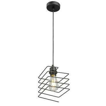 Подвесной светильник V2853-1/1S (металл, цвет черный)
