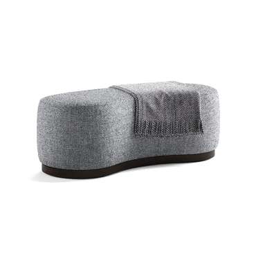 Банкетка Сurve серого цвета