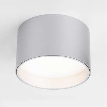 Накладной светодиодный светильник серебро 25123/LED Banti