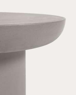 Круглый столик Taimi серого цвета