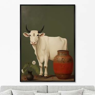 Репродукция картины Cows, No 2, 2024г.