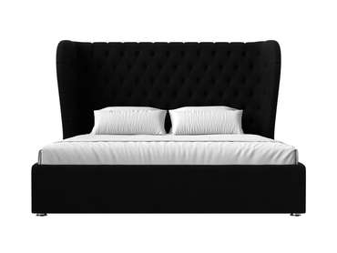 Кровать Далия 160х200 черного цвета с подъемным механизмом