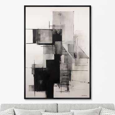 Репродукция картины In bianco e nero, No 2, 2024г.