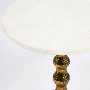 Кофейный стол Secret De Maison Bolly бело-золотого цвета