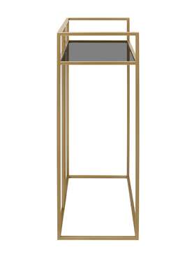 Консоль Soho серо-золотого цвета