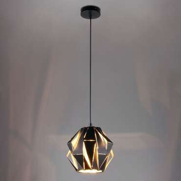 Светильник подвесной матовый в стиле лофт 50137/1 черный Moire