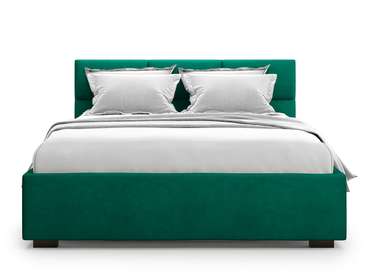 Кровать Bolsena 140х200 зеленого цвета с подъемным механизмом 
