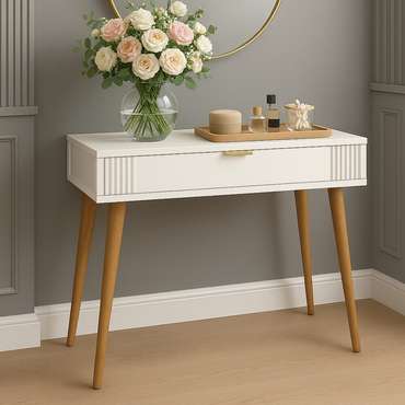 Туалетный стол Rain молочного цвета