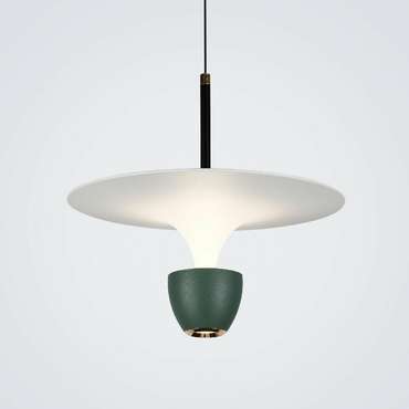 Подвесной светильник L8755-1 GN (металл, цвет зеленый)