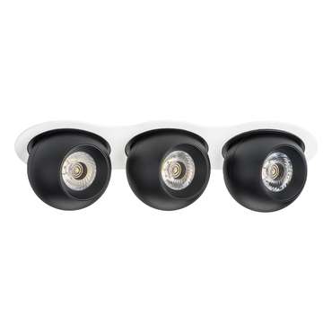 Светильник INTERO LED 9W*3 850LM*3 24G БЕЛЫЙ/ЧЕРНЫЙ 3000K (217636+217072+217072+217072)