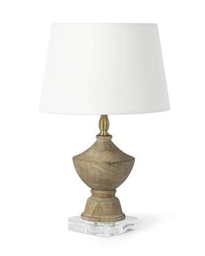 Настольная лампа Беатрикс с белым абажуром