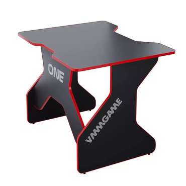 Игровой компьютерный стол One черно-красного цвета