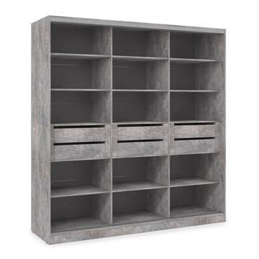 Шкаф-купе Comfort 24.10 серого цвета