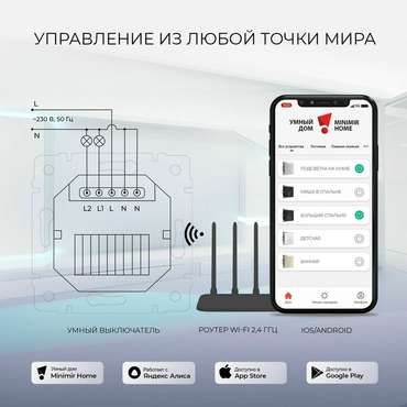 Умный сенсорный выключатель двухклавишный серебряный W4523006 Встраиваемые механизмы серебряные