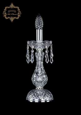 Хрустальная настольная лампа с подвесками Art Classic 45231 12.23.1-28.Cr.Dr подсвечник