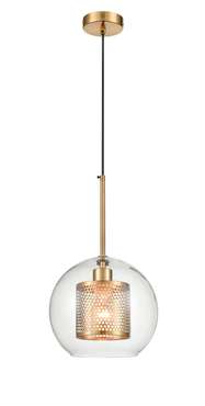 Подвесной светильник Coro с плафоном из металла и стекла 