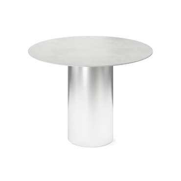 Обеденный стол круглый Вуррен на серебряном основании