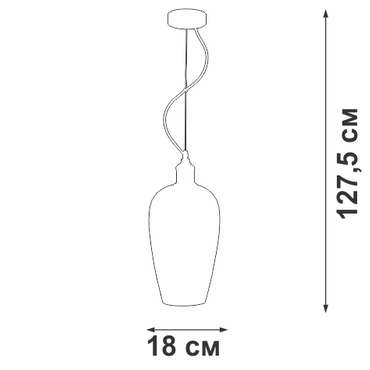 Подвес V4848-1/1S, 1xE27 макс. 40Вт
