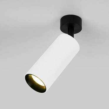 Накладной светодиодный светильник Diffe 4 бело-черного цвета