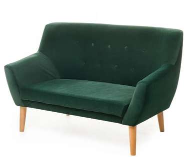 Диван Nordic 2 темно-зеленого цвета