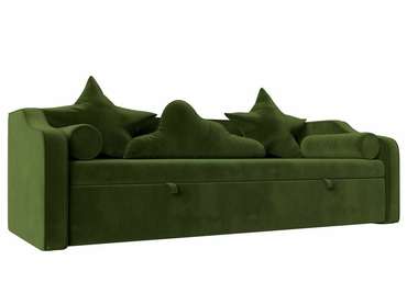 Детский диван-кровать Рико зеленого цвета