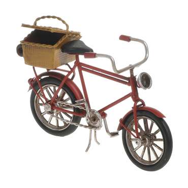 Модель велосипед черно-красного цвета
