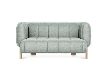 Диван Cassis М светло-зеленого цвета с бежевыми ножками