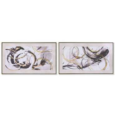 Картина Абстракция современный 95 x 3 x 55 cm (2 штук)