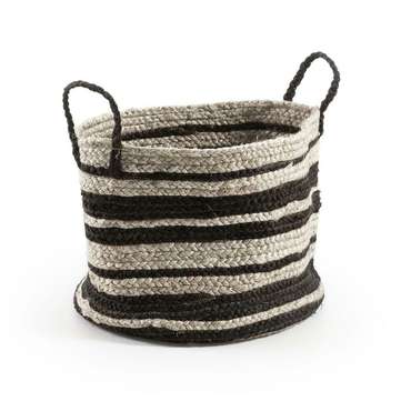 Корзина Basket в полоску