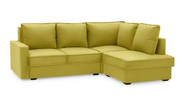 Угловой диван-кровать Колфилд горчичного цвета