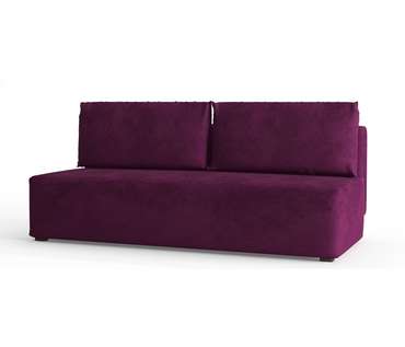 Диван-кровать из велюра Daimond фиолетового цвета