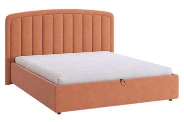 Кровать Сиена 2 160х200 оранжевого цвета с подъемным механизмом