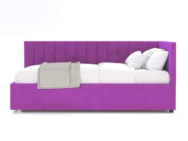 Кровать Negga Mellisa 120х200 пурпурного цвета с подъемным механизмом правая