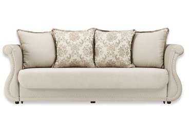Прямой диван-кровать Дарем бежевого цвета