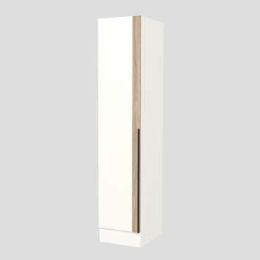 Шкаф с ящиками и полками Абсолют Ш345.1 белого цвета левый