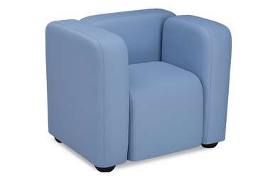 Кресло Квадрато стандарт голубого цвета