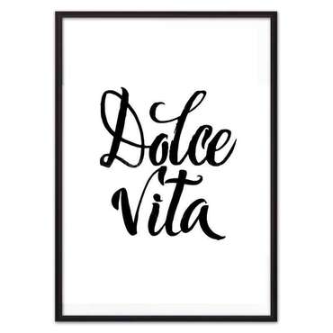 Постер в рамке Dolce vita 21х30 см