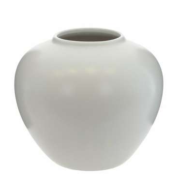 Керамическая ваза М бело-черного цвета