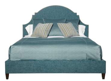 Кровать Lindsey 160х200 зеленого цвета