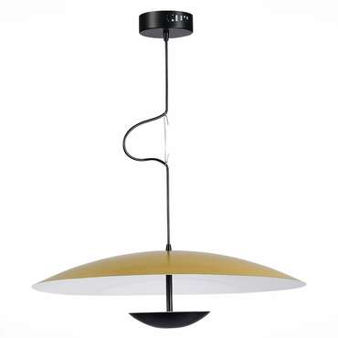 Светильник подвесной ST-Luce Золотистый,Черный/Золотистый LED 1*40W 3000K ARMONICO