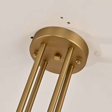 Люстра RH CANELLE Round Chandelier 8 Modern Brass